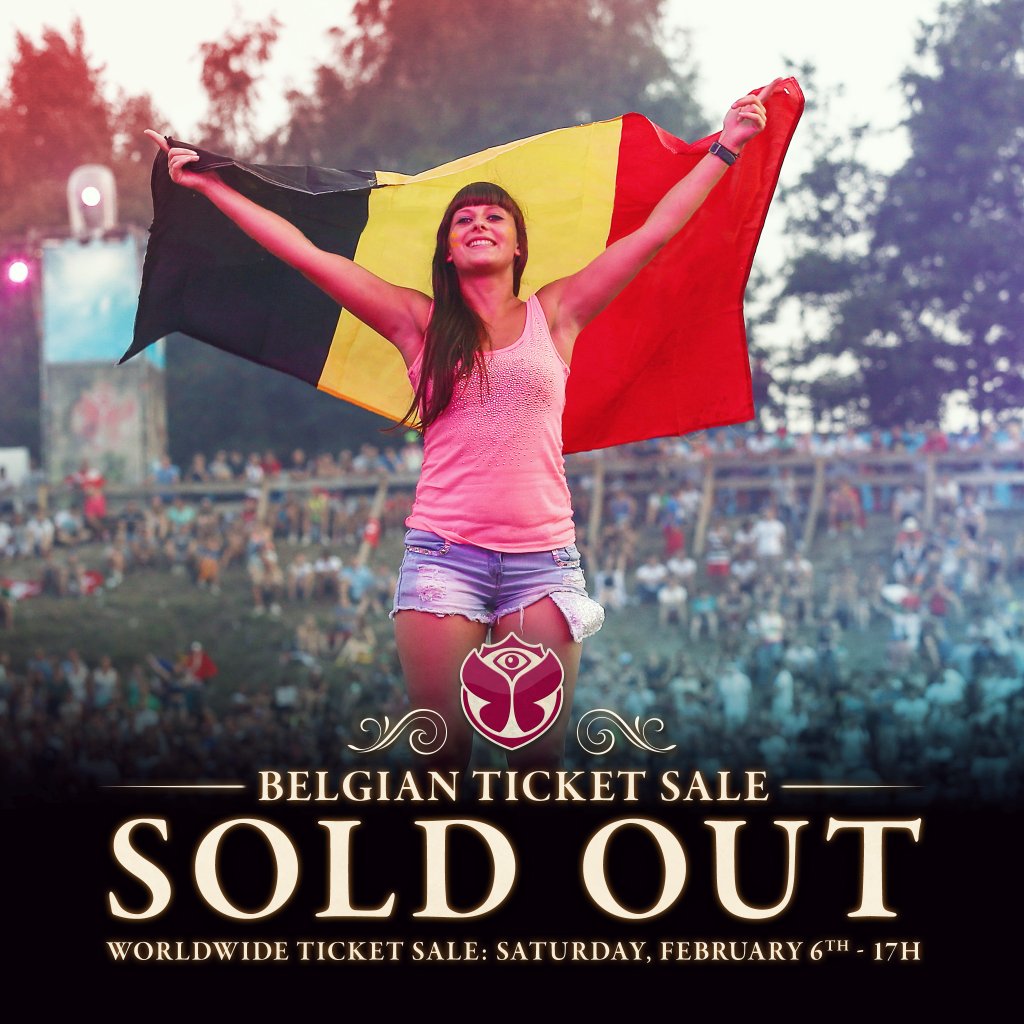 sold out tomorrowland belgica 2016