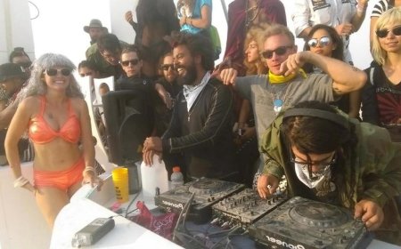 El set house de Skrillex en el Burning Man Festival