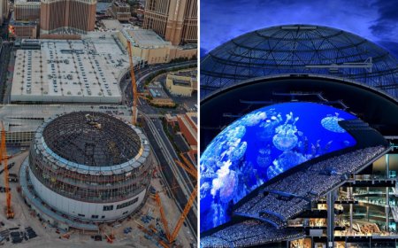 SE REANUDA LA CONTRUCCIÓN DEL MSG SPHERE EN LAS VEGAS