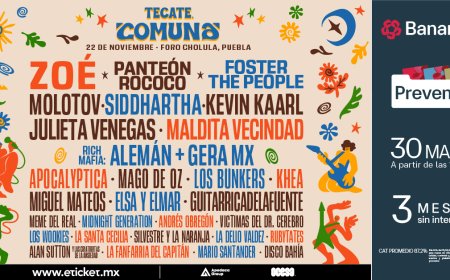¡Tecate Comuna 2025 está aquí! Zoé, Foster The People y...