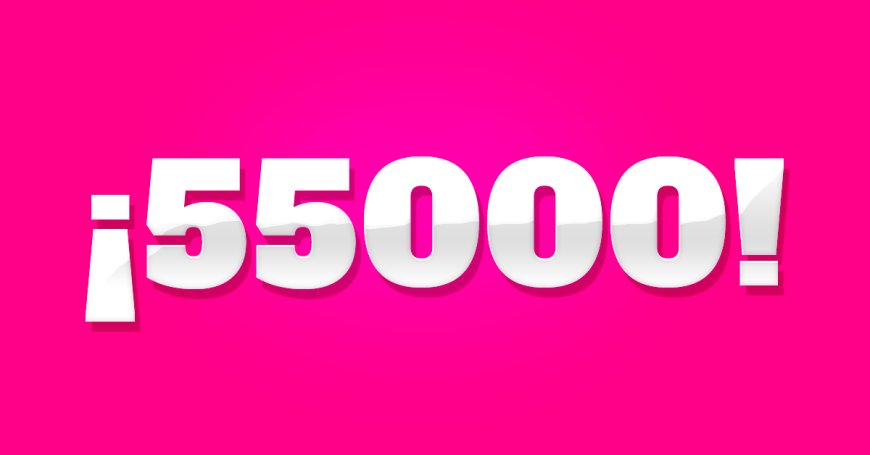 Llegamos a 55.000 seguidores en Facebook