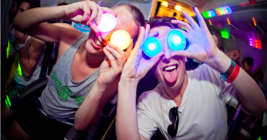 Fiesta Electrónica a 10.000 metros de altura