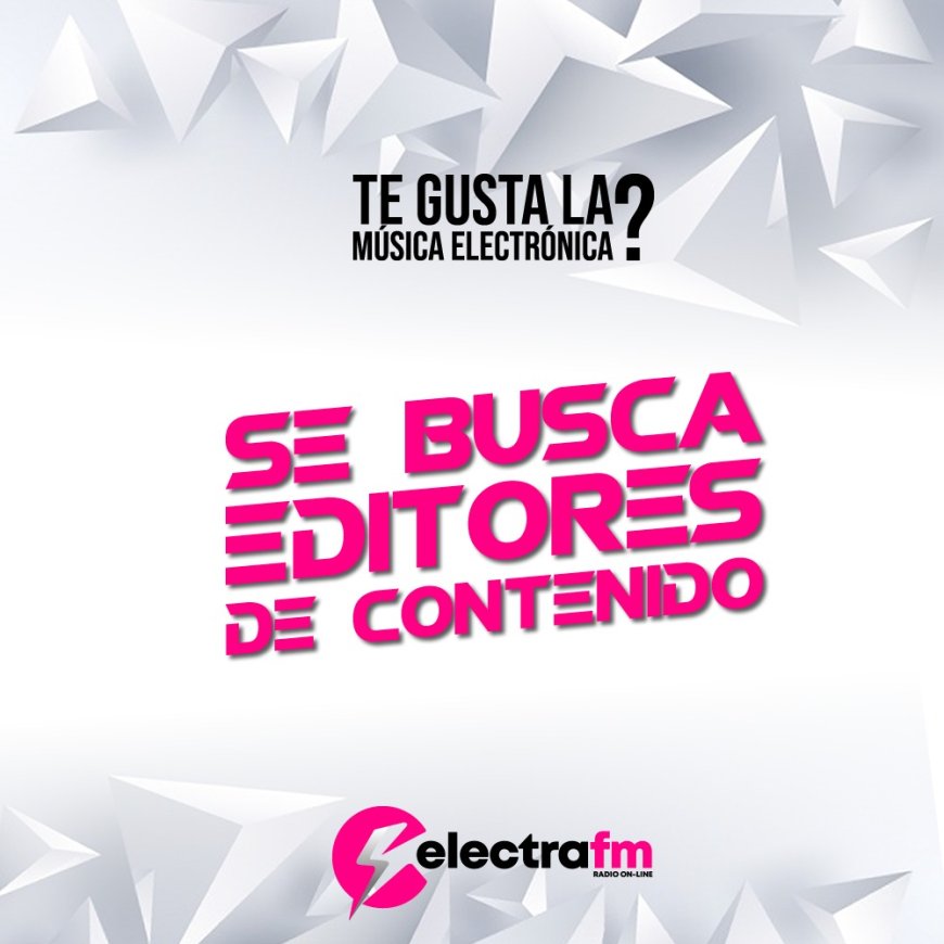 UNETE AL EQUIPO DE ELECTRAFM