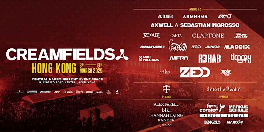 Creamfields Hong Kong 2025: El festival que redefinirá la escena electrónica