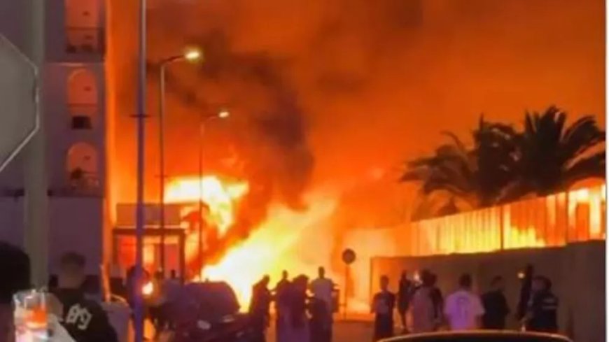 ¡Fuego Amenaza Playa d’en Bossa, pero Ushuaïa Ibiza Sale al Rescate!