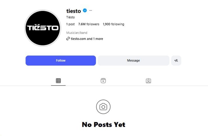 Tiësto borra sus redes sociales, cambia su logo y enciende rumores de un regreso al Trance