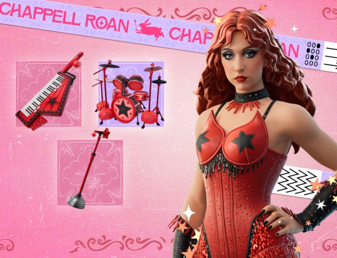 Fortnite anuncia a Chappell Roan como figura central de su Temporada 13